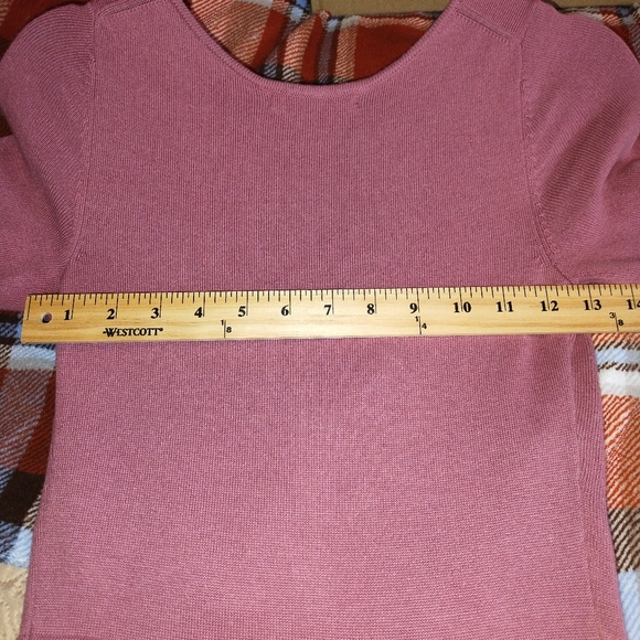 Boden Sweater Midi Dress pink size 6 R - Picture 6 of 7